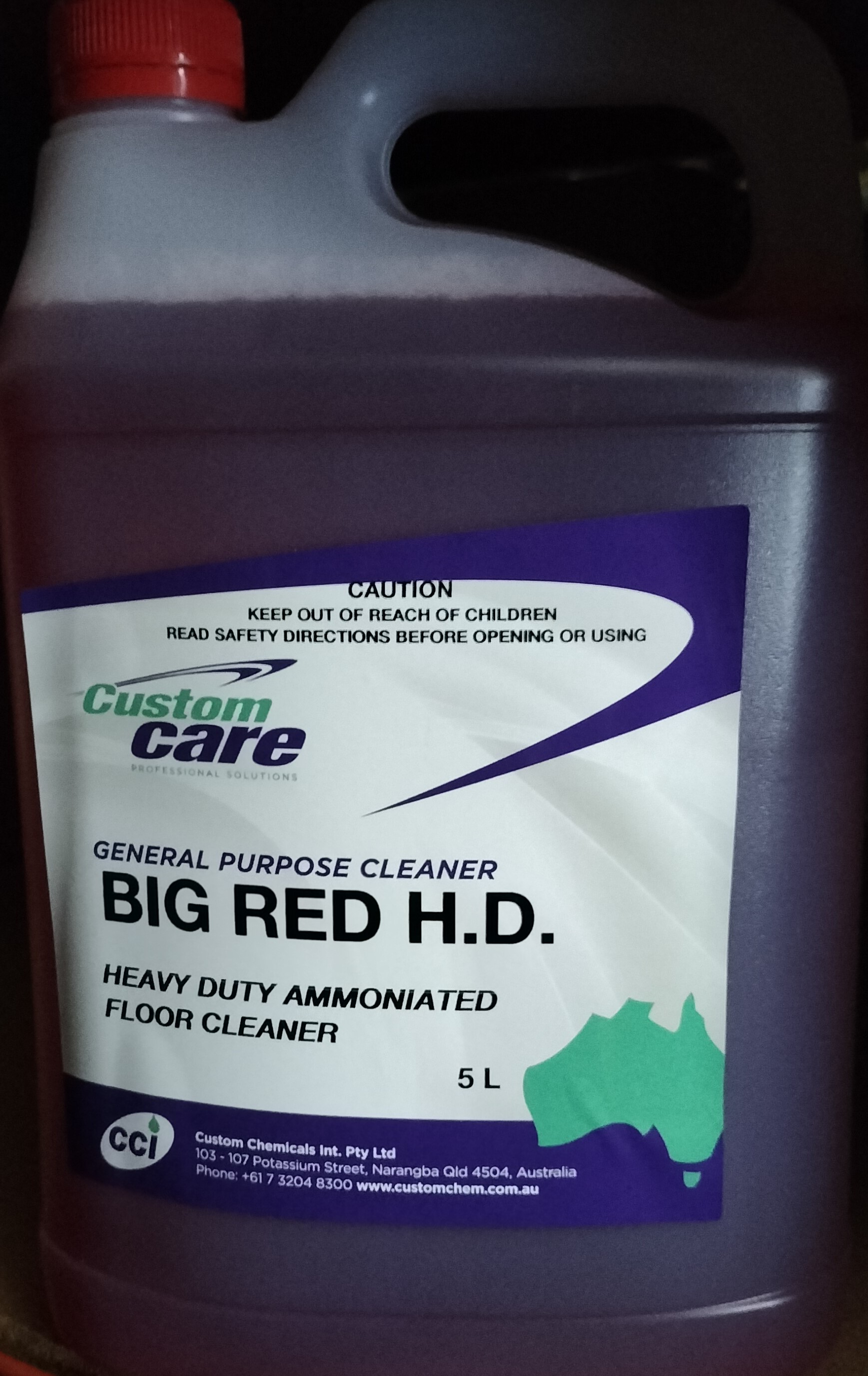 CC Big Red Heavy Duty Floor Cleaner 5L Ammoniated